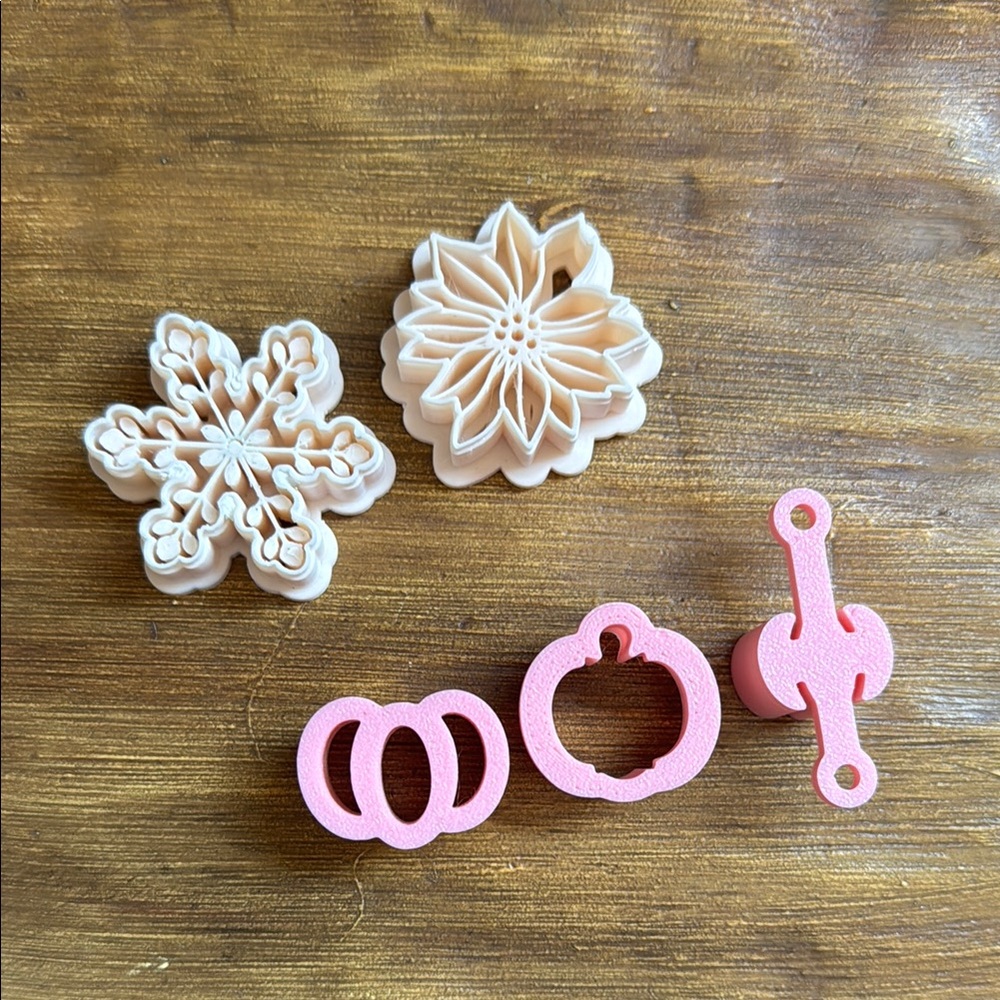 Holiday Polymer Clay Cutters Set